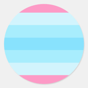 Pegatina Redonda bandera del transmasculine