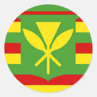 Bandera étnica Kanaka Maoli, nativos de Hawái