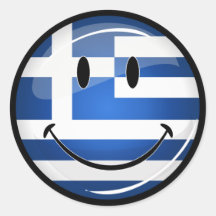 Bandera griega sonriente