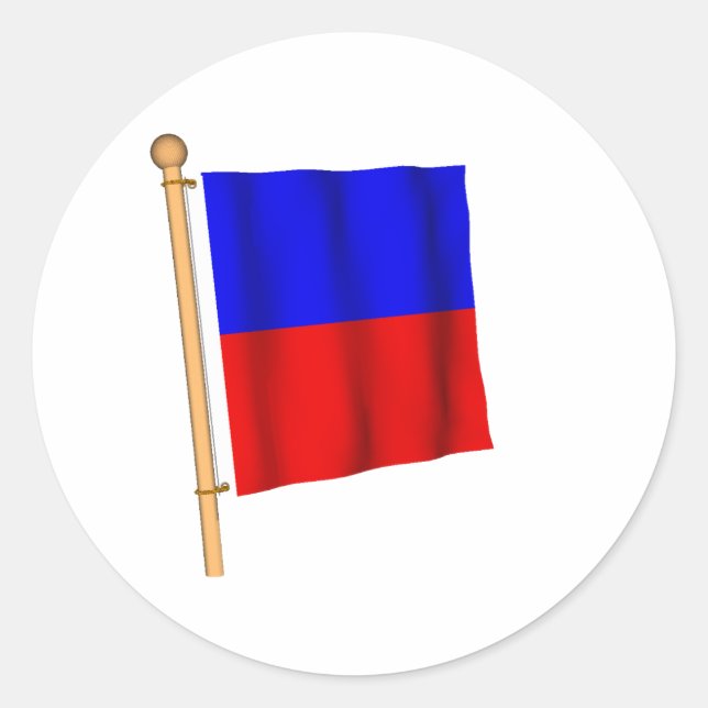 Pegatina Redonda Bandera náutica 'E' (Anverso)