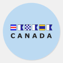 Banderas de vela náuticas de Canadá de color claro
