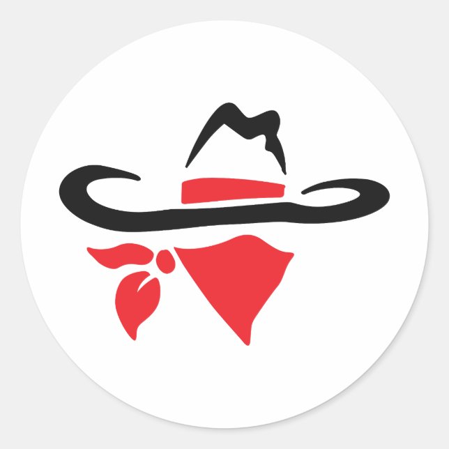 PEGATINA REDONDA BANDIT OUTLAW (Anverso)
