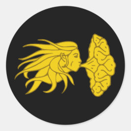 Pegatina Redonda Bando de Darton