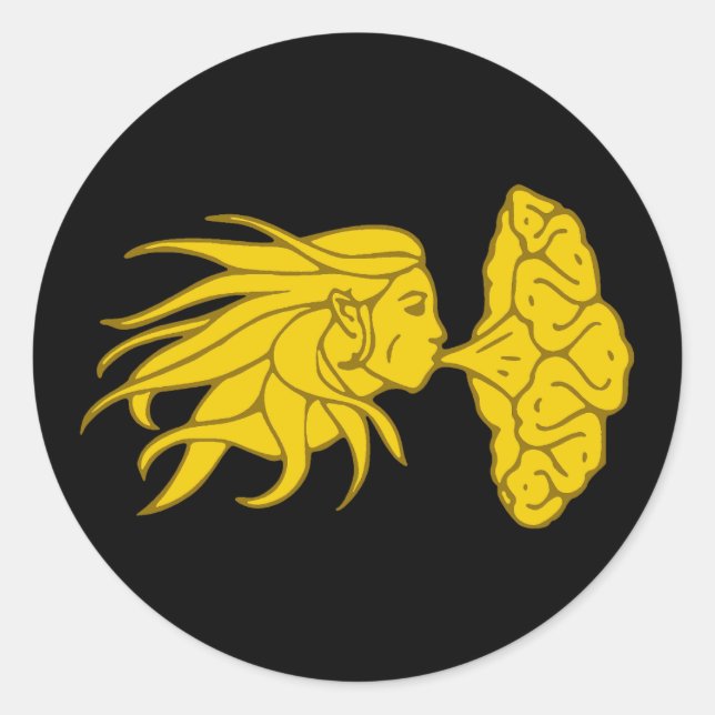 Pegatina Redonda Bando de Darton (Anverso)