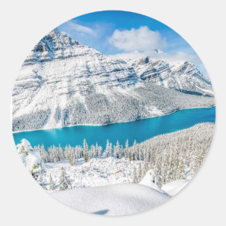 Pegatina Redonda Banff, Canada Tote Bag