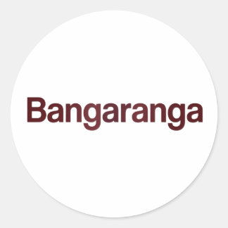 Pegatina Redonda Bangaranga divertido sticker retro | Divertido y m