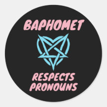 Baphomet respeta a Pronouns transgénero