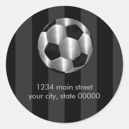 Pegatina Redonda Bar Mitzvah Silver Socks