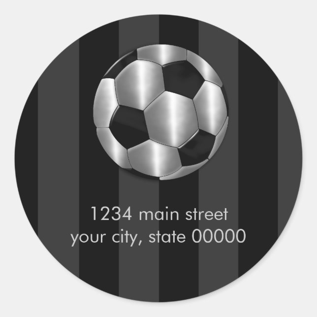 Pegatina Redonda Bar Mitzvah Silver Socks (Anverso)