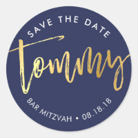 Bar personalizado Mitzvah para la marina Tommy + o