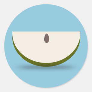 Pegatina Redonda Baraja de Apple