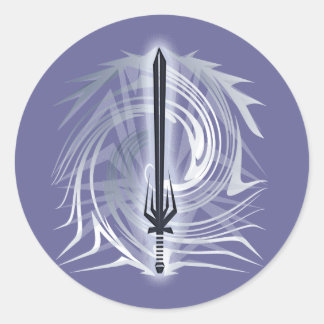 Pegatina Redonda Barbarie