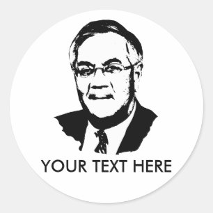 Pegatina Redonda Barney Frank Gear