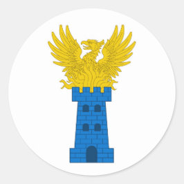 Pegatina Redonda Baronía de Nordwache Populace Badge Classic Round 