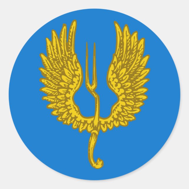 Pegatina Redonda Barony of Windhaven Populace Badge Classic Round S (Anverso)