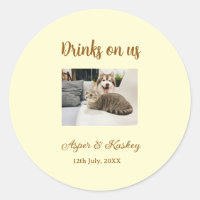 barra libre de bebidas para la pareja de la boda d