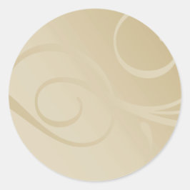 Pegatina Redonda Barrido elegante de gradientes