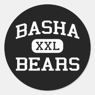 Pegatina Redonda Basha - Bears - High School - Chandler Arizona