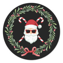 Bastones Cruzados de Santa Personalizados Navidad 