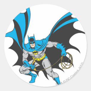 Pegatina Redonda Batman con Rope