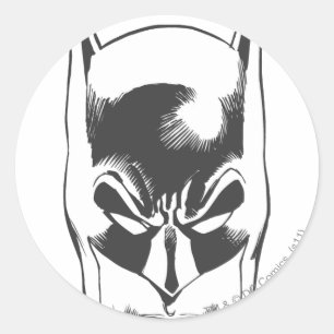 Pegatina Redonda Batman Head