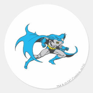 Pegatina Redonda Batman Lunges