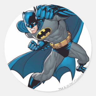 Pegatina Redonda Batman Punch