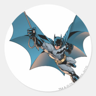 Pegatina Redonda Batman se pone en acción