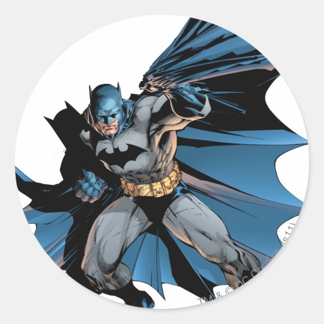 Pegatina Redonda Batman Strong Shadow (Anverso)