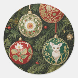 Pegatina Redonda Bauble Brilliance