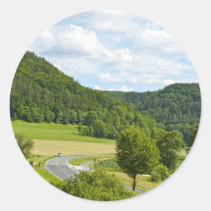 Pegatina Redonda Baviera