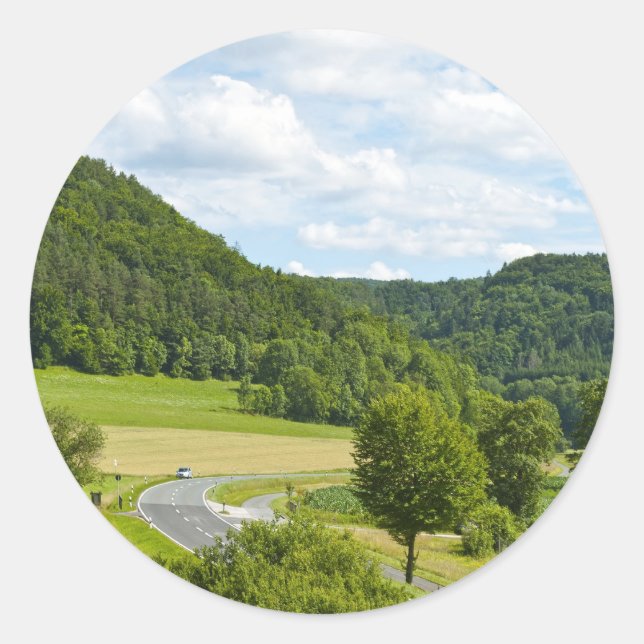 Pegatina Redonda Baviera (Anverso)