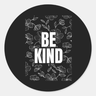 Pegatina Redonda Be Kind Pegatina12