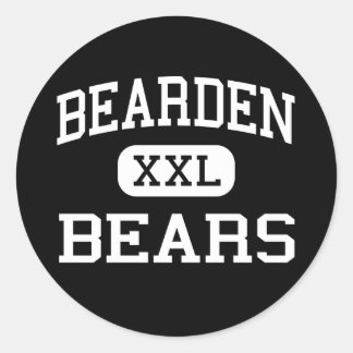 Pegatina Redonda Bearden - Bears - High School - Bearden Arkansas