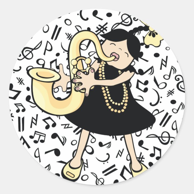 Pegatina Redonda bebé (Anverso)