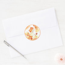 Bebé Adorable & Juguetes Aquarela Naranja Cumpleañ