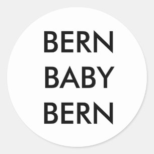 Pegatina Redonda Bebé Berna de Berna