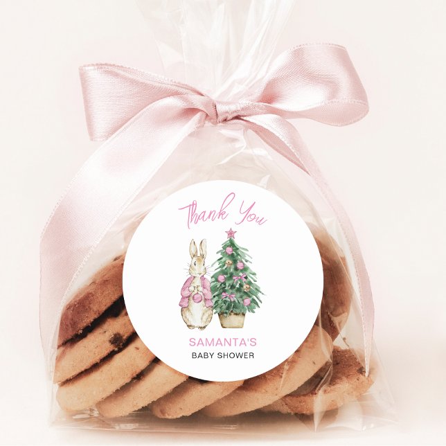 Pegatina Redonda Bebé, hace frío afuera (Subido por el creador)