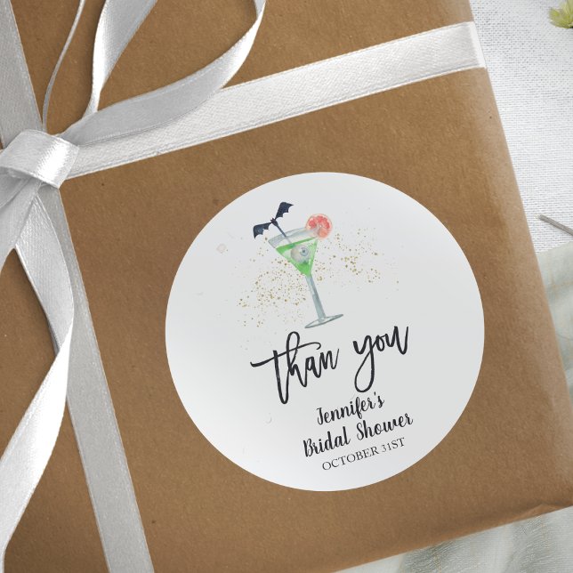 Pegatina Redonda Bebe Hasta El Final Brujas Cóctel de Halloween Des (Subido por el creador)