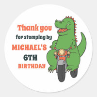 Bebé lindo Dinosaurio en bicicleta niños cumpleaño