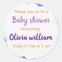 Bebé morado y azul turbio