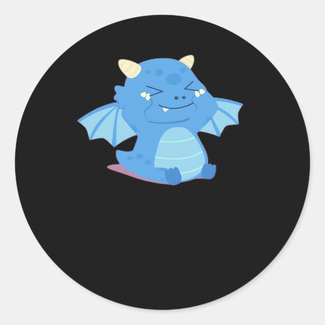 Pegatina Redonda Bebé - Peekabo (Anverso)