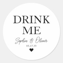 BEBER ME Dessert Candy Bar Corazón Favor de la Bod