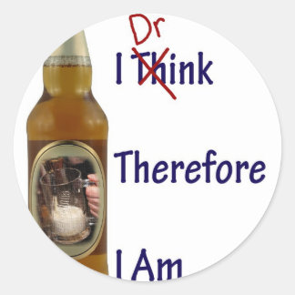 Pegatina Redonda Bebí, por lo que soy