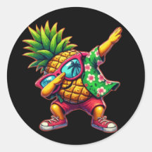 Bebidas de gafas de sol de piña Dabbing