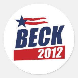 Pegatina Redonda Beck 2012