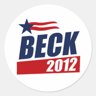 Pegatina Redonda Beck 2012