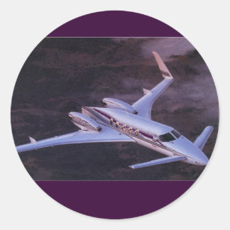 Pegatina Redonda Beechcraft Starship