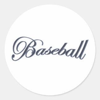 Pegatina Redonda Béisbol