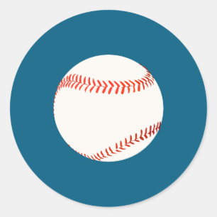 Pegatina Redonda Béisbol